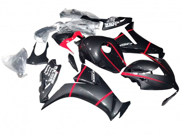 Comprare Carena Moto Honda CBR1000RR 2012-2016 - Nero Fibra di Carbonio Rosso