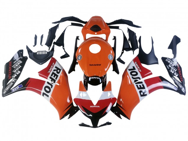 Comprare Carena Moto Honda CBR1000RR 2012-2016 - Arancia Bianco Rosso Repsol