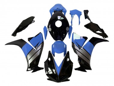 Comprare Carena Moto Honda CBR1000RR 2012-2016 - Azzurro Chiaro Argento Nero Lucido