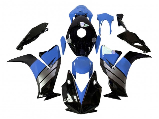 Comprare Carena Moto Honda CBR1000RR 2012-2016 - Azzurro Chiaro Argento Nero Lucido