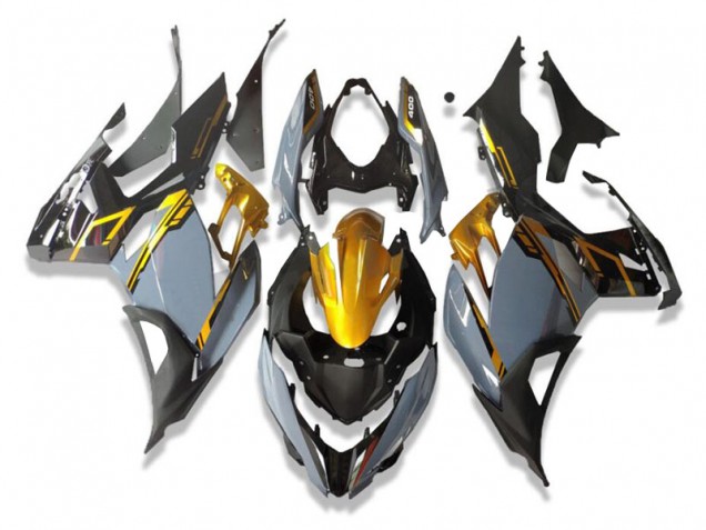 Comprare Carena Moto Kawasaki EX400 2018-2024 - Oro Nardo Grigio Nero