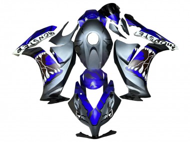 Comprare Carena Moto Honda CBR1000RR 2012-2016 - Blu Grigio Nero Opaco Squalo