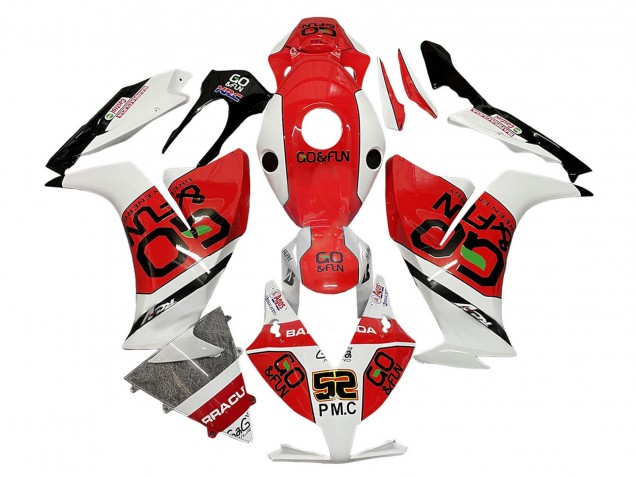 Comprare Carena Moto Honda CBR1000RR 2012-2016 - Bianco Rosso Nero Go Fun