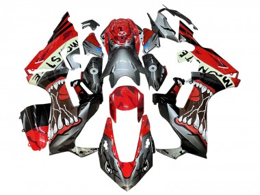 Comprare Carena Moto Honda CBR1000RR 2017-2023 - Rosso Grigio Nero Mostro Squalo