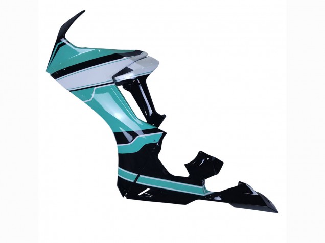 Comprare Carena Moto Honda CBR1000RR 2017-2023 - Bianco Azzurro Chiaro Nero Lucido