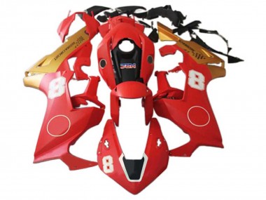 Comprare Carena Moto Honda CBR1000RR 2017-2023 - Rosso Oro Nero HRC 8