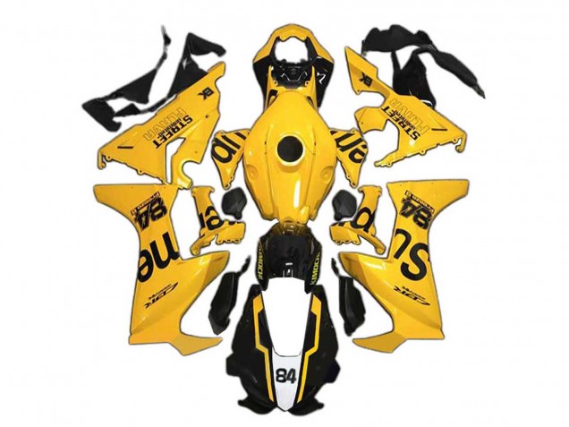Comprare Carena Moto Honda CBR1000RR 2017-2023 - Giallo Nero Lucido Supreme 84