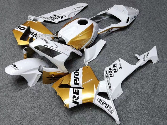 Comprare Carena Moto Honda CBR600RR 2003-2004 - Bianco Oro Nero Repsol