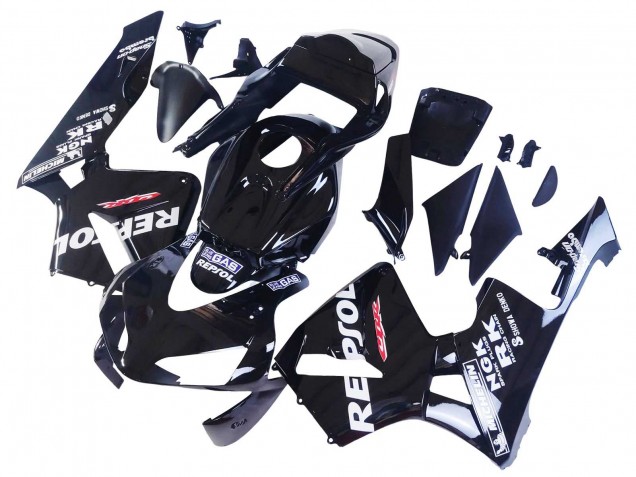 Comprare Carena Moto Honda CBR600RR 2003-2004 - Nero Lucido Bianco Repsol