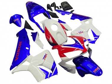 Comprare Carena Moto Honda CBR600RR 2003-2004 - Bianco Blu Rosso HRC