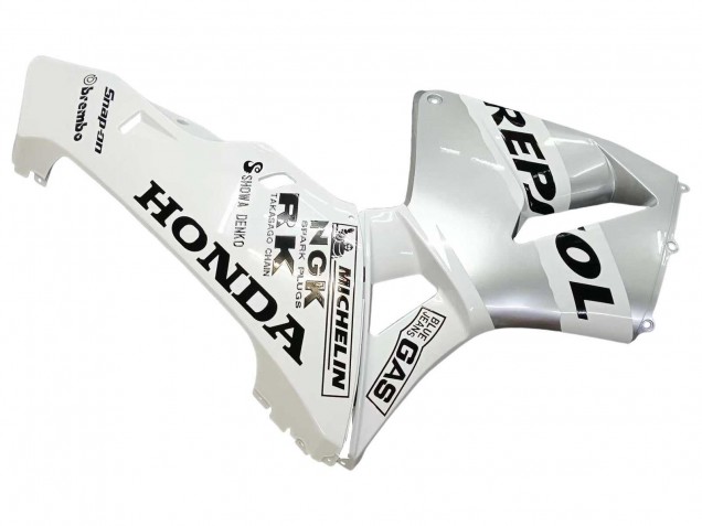 Comprare Carena Moto Honda CBR600RR 2003-2004 - Bianco Argento Nero Repsol