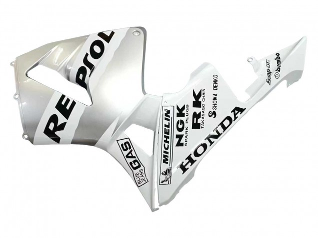 Comprare Carena Moto Honda CBR600RR 2003-2004 - Bianco Argento Nero Repsol