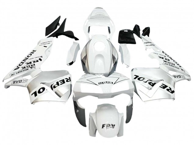 Comprare Carena Moto Honda CBR600RR 2003-2004 - Bianco Argento Nero Repsol