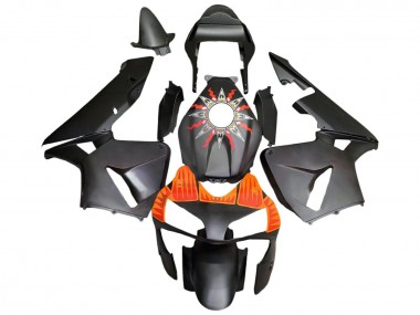 Comprare Carena Moto Honda CBR600RR 2003-2004 - Nero Opaco Arancia