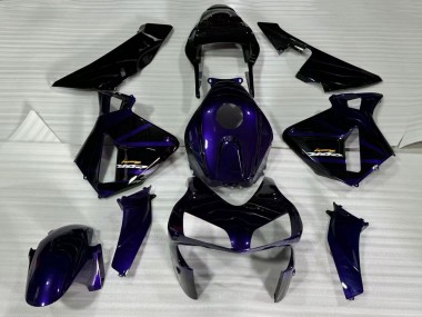 Comprare Carena Moto Honda CBR600RR 2003-2004 - Blu Scuro Nero Lucido