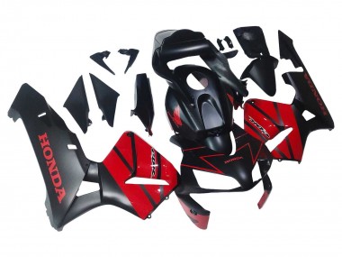Comprare Carena Moto Honda CBR600RR 2003-2004 - Rosso Nero Lucido Nero Opaco