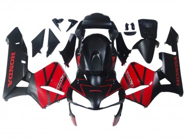 Comprare Carena Moto Honda CBR600RR 2003-2004 - Rosso Nero Lucido Nero Opaco