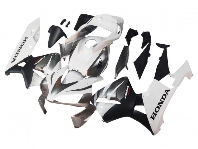 Comprare Carena Moto Honda CBR600RR 2003-2004 - Bianco Nero Opaco Corsa