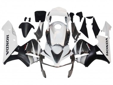 Comprare Carena Moto Honda CBR600RR 2003-2004 - Bianco Nero Opaco Corsa