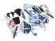 Comprare Carena Moto Honda CBR600RR 2003-2004 - Bianco Blu Rosso Nastro Azzurro 46