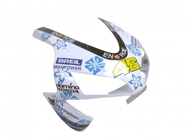 Comprare Carena Moto Honda CBR600RR 2003-2004 - Bianco Blu Rosso Nastro Azzurro 46