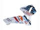 Comprare Carena Moto Honda CBR600RR 2003-2004 - Bianco Blu Rosso Nastro Azzurro 46