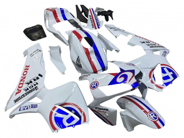 Comprare Carena Moto Honda CBR600RR 2003-2004 - Bianco Rosso Blu