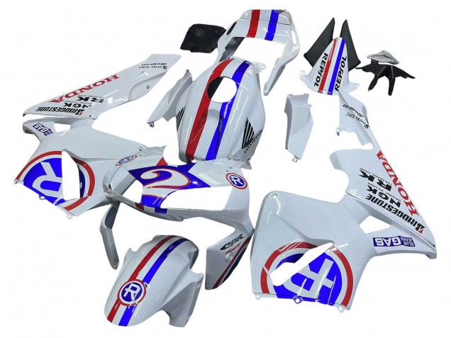 Comprare Carena Moto Honda CBR600RR 2003-2004 - Bianco Rosso Blu