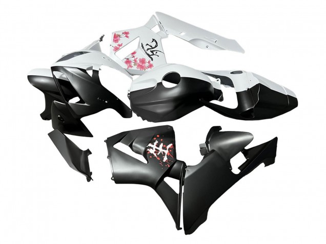 Comprare Carena Moto Honda CBR600RR 2005-2006 - Nero Bianco Fiore di Ciliegio