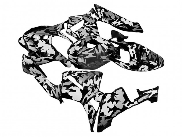 Comprare Carena Moto Honda CBR600RR 2005-2006 - Nero Bianco Grigio Camouflage
