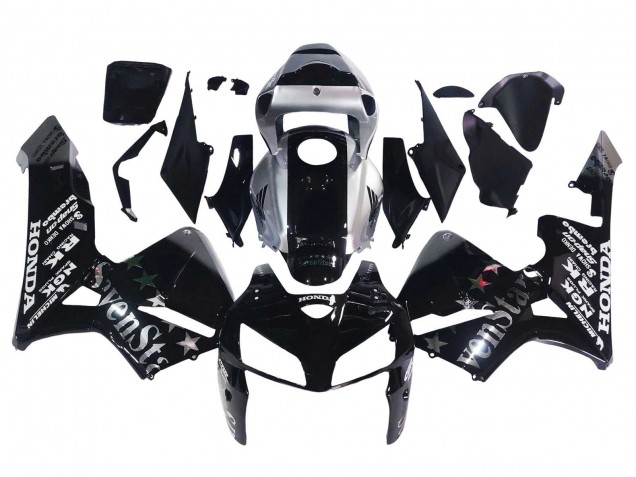 Comprare Carena Moto Honda CBR600RR 2005-2006 - Nero Argento SevenStars
