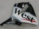 Comprare Carena Moto Honda CBR600RR 2005-2006 - Nero Lucido Bianco West