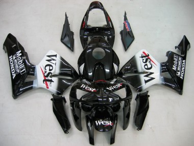Comprare Carena Moto Honda CBR600RR 2005-2006 - Nero Lucido Bianco West