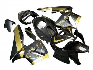 Comprare Carena Moto Honda CBR600RR 2005-2006 - Nero Oro Fibra di Carbonio