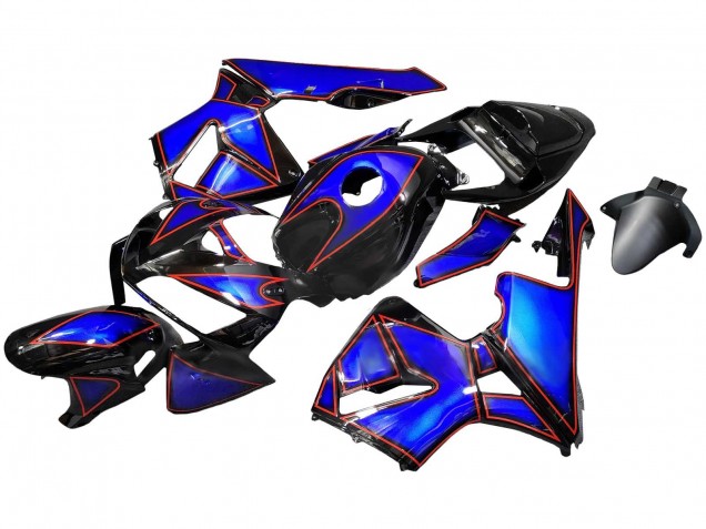 Comprare Carena Moto Honda CBR600RR 2005-2006 - Blu Nero Rosso Linea