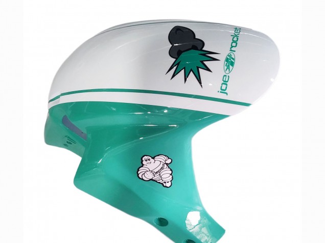 Comprare Carena Moto Honda CBR600RR 2005-2006 - Verde Chiaro Bianco Nero Lucido Joe Rocket