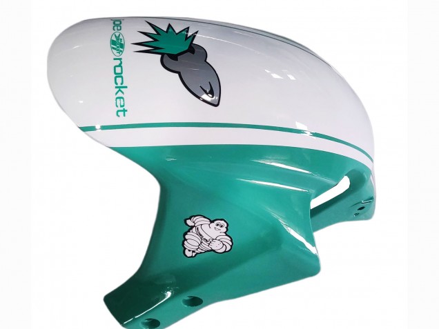 Comprare Carena Moto Honda CBR600RR 2005-2006 - Verde Chiaro Bianco Nero Lucido Joe Rocket