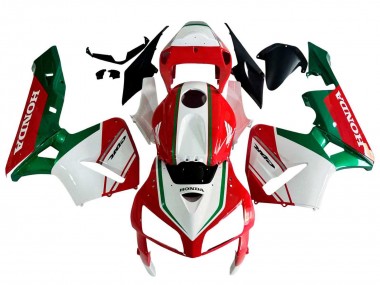 Comprare Carena Moto Honda CBR600RR 2005-2006 - Rosso Bianco Verde