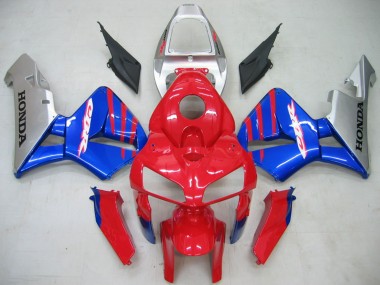 Comprare Carena Moto Honda CBR600RR 2005-2006 - Rosso Blu Argento