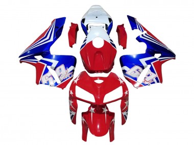 Comprare Carena Moto Honda CBR600RR 2005-2006 - Rosso Bianco Blu 69