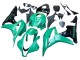 Comprare Kit Carena Moto ABS Honda CBR600RR 2007-2008 - Verde Nero Lucido