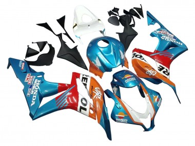Comprare Carena Moto Honda CBR600RR 2007-2008 - Arancia Bianco Rosso Blu Repsol