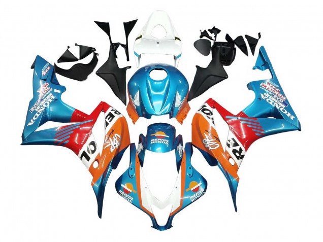 Comprare Carena Moto Honda CBR600RR 2007-2008 - Arancia Bianco Rosso Blu Repsol
