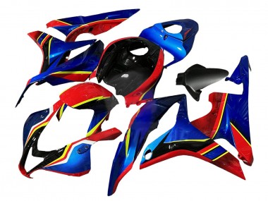 Comprare Carena Moto Honda CBR600RR 2007-2008 - Blu Rosso Giallo Nero Lucido