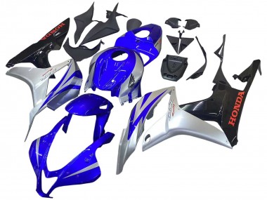 Comprare Carena Moto Honda CBR600RR 2007-2008 - Argento Blu Nero Lucido Corsa