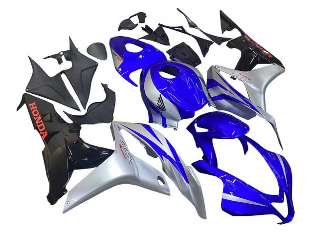 Comprare Carena Moto Honda CBR600RR 2007-2008 - Argento Blu Nero Lucido Corsa