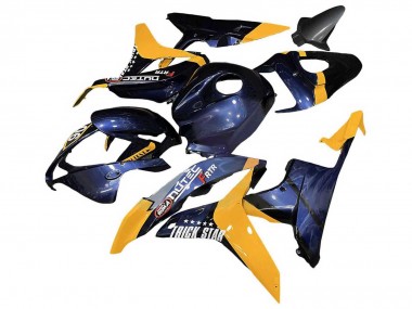 Comprare Carena Moto Honda CBR600RR 2007-2008 - Arancia Blu Scuro Trick Star 06