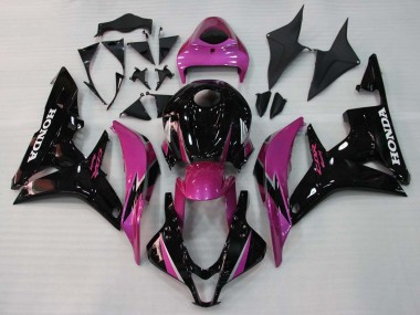 Comprare Carena Moto Honda CBR600RR 2007-2008 - Rosa Nero Lucido Corsa