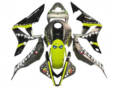 Comprare Carena Moto Honda CBR600RR 2007-2008 - Grigio Fluorescent Giallo Squalo