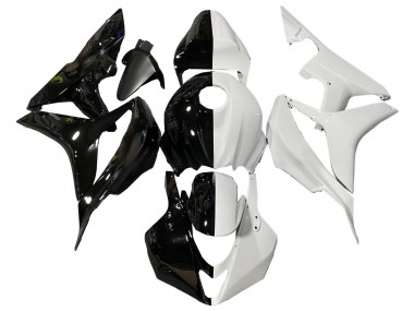Comprare Carena Moto Honda CBR600RR 2007-2008 - Bianco Nero Lucido Diviso